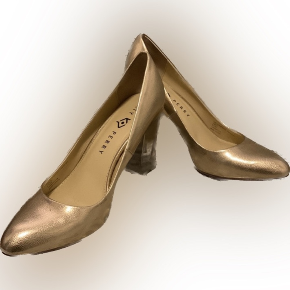 💃👠Katy Perry Women's The A.W Middie-Smooth Metallic Pump Rose Gold 9.5 👠💃 - Picture 2 of 16